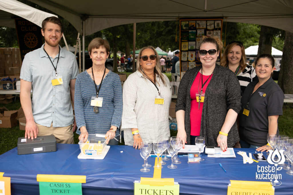 Taste of Kutztown and Kutztown Rotary volunteers